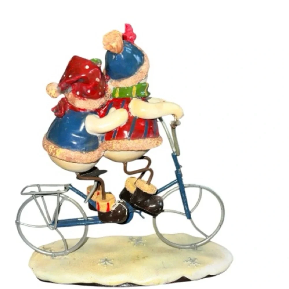Charming Snowman Couple Holiday Decor